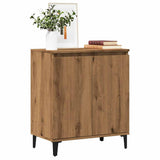 Vidaxl dressoir 60x35x70 cm bewerkt hout artisanaal eikenkleur