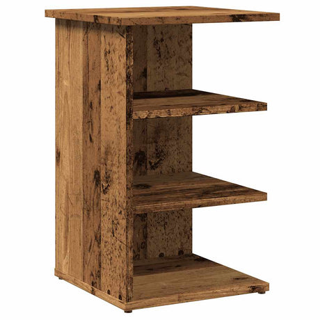 Vidaxl dressoir 35x35x55 cm bewerkt hout oud houtkleurig