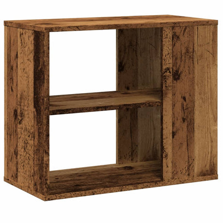 Vidaxl bijzetkast 60x30x50 cm bewerkt hout oud houtkleurig