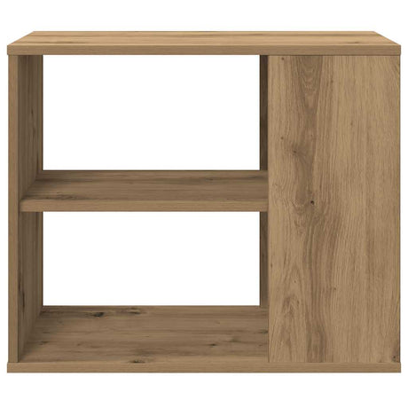 Vidaxl bijzetkast 60x30x50 cm bewerkt hout artisanaal eikenkleur
