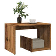 Vidaxl bijzettafel 59x36x38 cm bewerkt hout oud houtkleurig