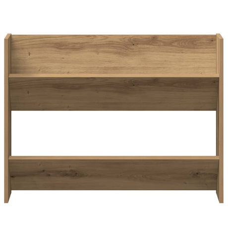 Vidaxx Wandschuhschrank 80x18x60 cm aus handgefertigtem Holz, handwerkliche Eichenfarbe