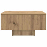Vidaxl salontafel 60x60x31,5 cm bewerkt hout artisanaal eikenkleur
