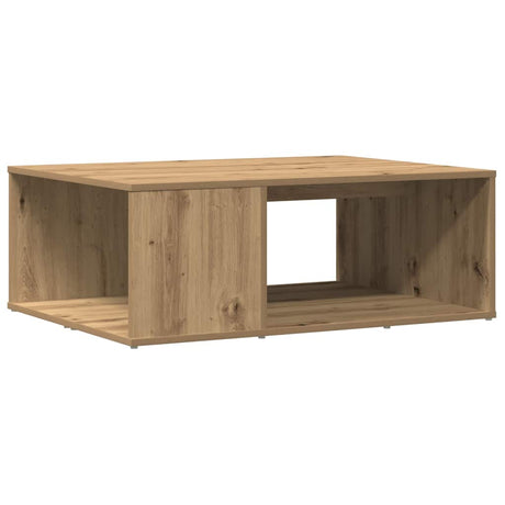 Vidaxl salontafel 90x67x33 cm bewerkt hout artisanaal eikenkleurig