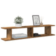 Vidaxl wandschappen 2 st 105x18x20 cm bewerkt hout oud houtkleurig