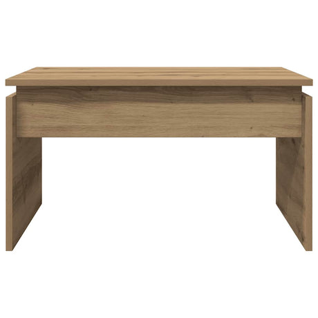 Vidaxl salontafel 68x50x38 cm bewerkt hout artisanaal eikenkleur