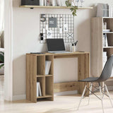 Vidaxl bureau 102,5x35x75 cm bewerkt hout artisanaal eikenkleur