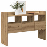 Vidaxl dressoir 105x30x70 cm bewerkt hout artisanaal eikenkleurig