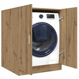 Vidaxl wasmachinekast 70,5x71,5x91,5 cm artisanaal eikenkleurig