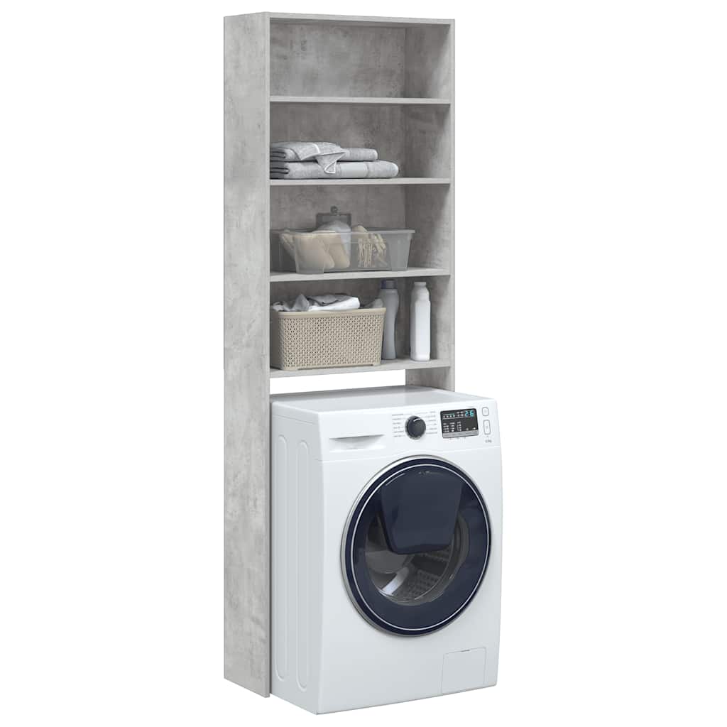 Vidaxx Waschmaschinenschrank 64x24x190 cm betongrau