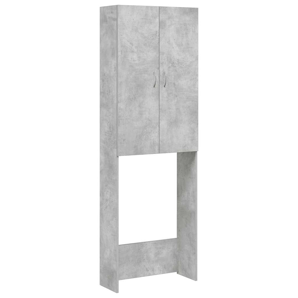 Vidaxx Waschmaschinenschrank 64x25,5x190 cm betongrau