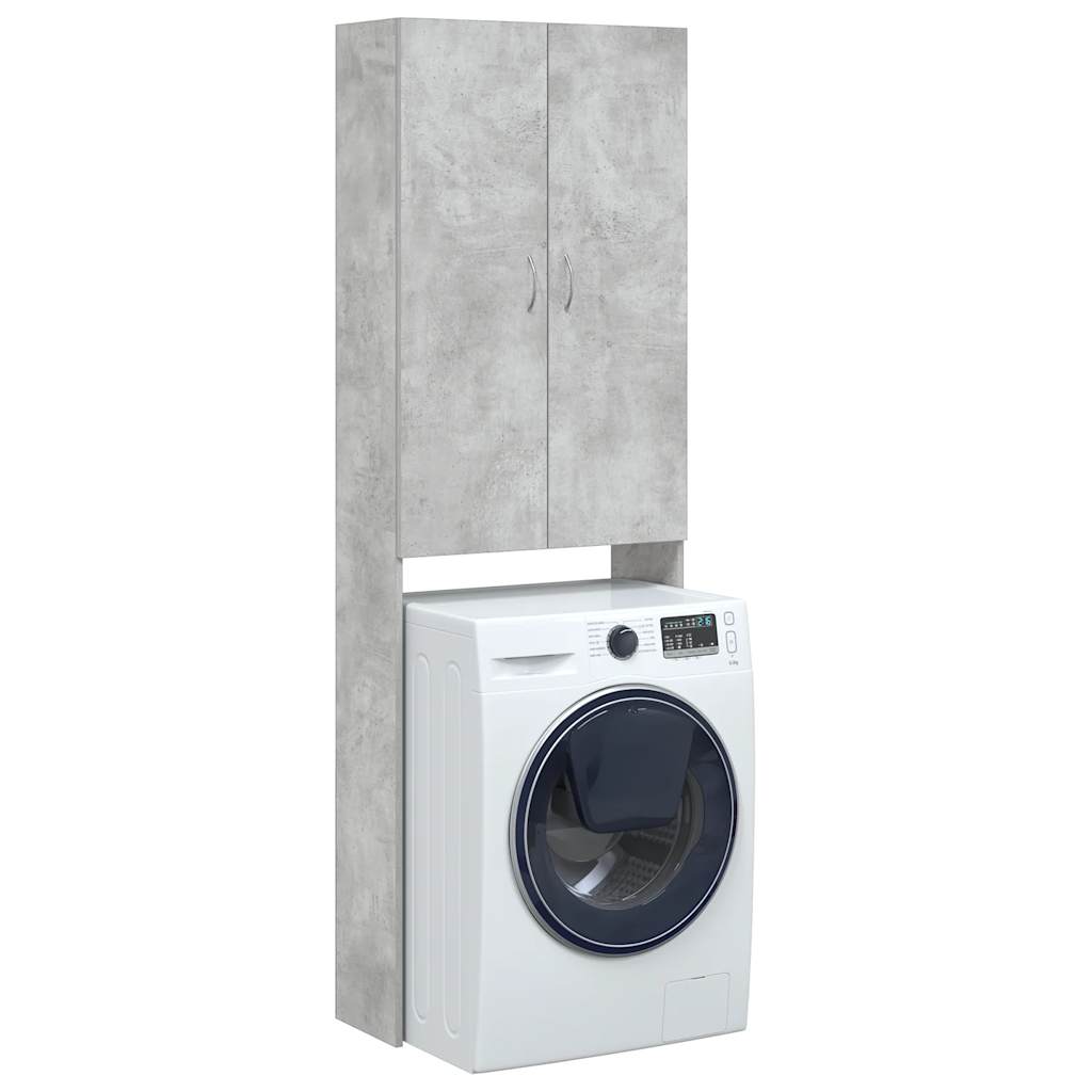 Vidaxx Waschmaschinenschrank 64x25,5x190 cm betongrau