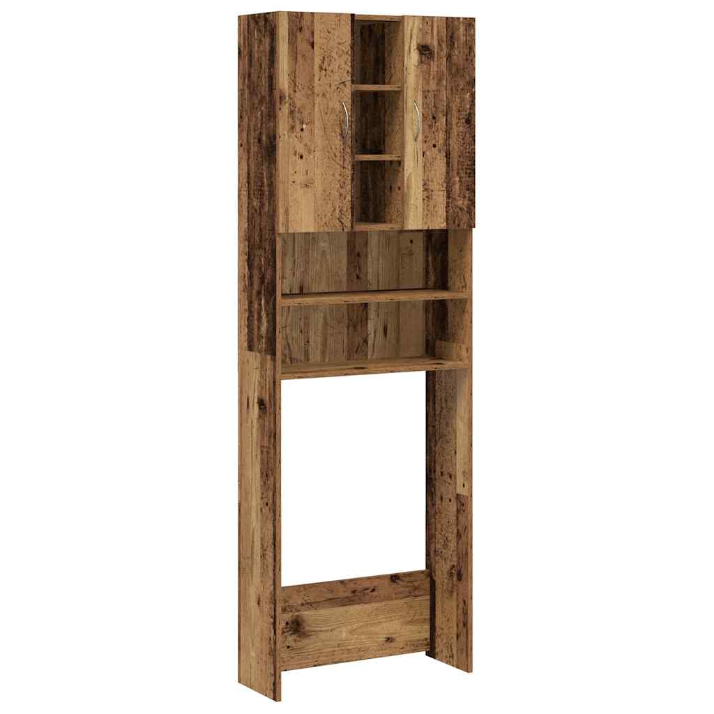 Vidaxx Waschmaschinenschrank 64x25,5x190 cm altholzfarben