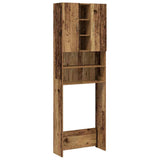 Vidaxx Waschmaschinenschrank 64x25,5x190 cm altholzfarben