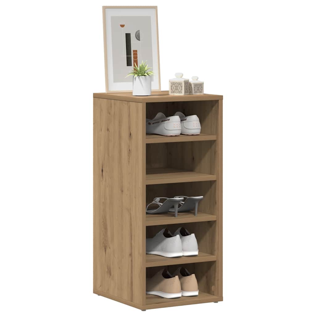 Vidaxx Schuhschränke 2 Stück 32x35x70 cm handgefertigtes Holz aus handwerklicher Eiche