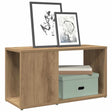 Vidaxl tv-meubel 60x24x32 cm bewerkt hout artisanaal eikenkleur