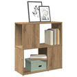 Vidaxl boekenkast 60x24x63 cm bewerkt hout artisanaal eikenkleur