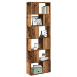 Vidaxl boekenkast kamerscherm 60x24x186 cm oud houtkleurig