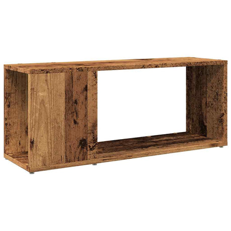 Vidaxl tv-meubel 80x24x32cm bewerkt hout oud houtkleurig