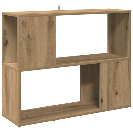 Vidaxl boekenkast kamerscherm 80x24x63 cm artisanaal eikenkleur