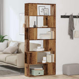 Vidaxl boekenkast kamerscherm 80x24x186 cm oud houtkleurig