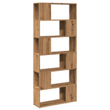 Vidaxl boekenkast kamerscherm 80x24x186 cm artisanaal eikenkleur