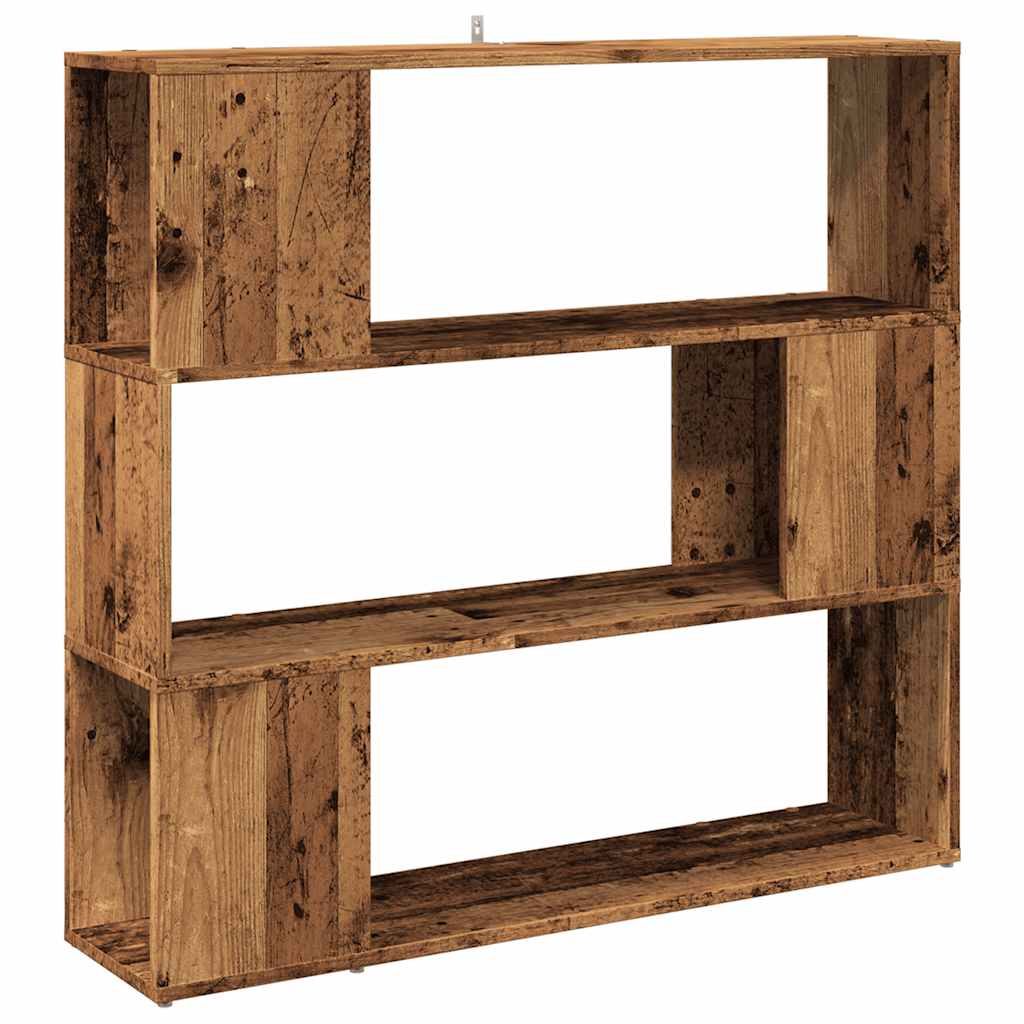 Vidaxl boekenkast kamerscherm 100x24x94 cm oud houtkleurig