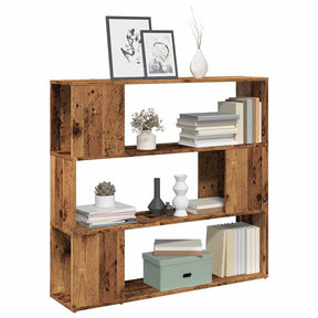 Vidaxl boekenkast kamerscherm 100x24x94 cm oud houtkleurig
