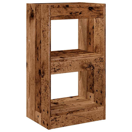 Vidaxl boekenkast kamerscherm 40x30x72 cm oud houtkleurig