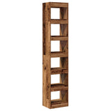 Vidaxl boekenkast kamerscherm 40x30x198 cm oud houtkleurig
