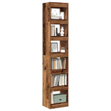 Vidaxl boekenkast kamerscherm 40x30x198 cm oud houtkleurig
