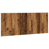 Vidaxl hoofdeinde 200x1,5x80 cm bewerkt hout oud houtkleurig