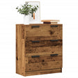 Vidaxl dressoir 60x30x70 cm bewerkt hout oud houtkleurig