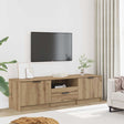 Vidaxl tv-meubel artisan eiken 140x35x40 cm bewerkt hout