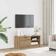 Vidaxl tv-meubel 80x35x36,5 cm bewerkt hout artisanaal eikenkleur
