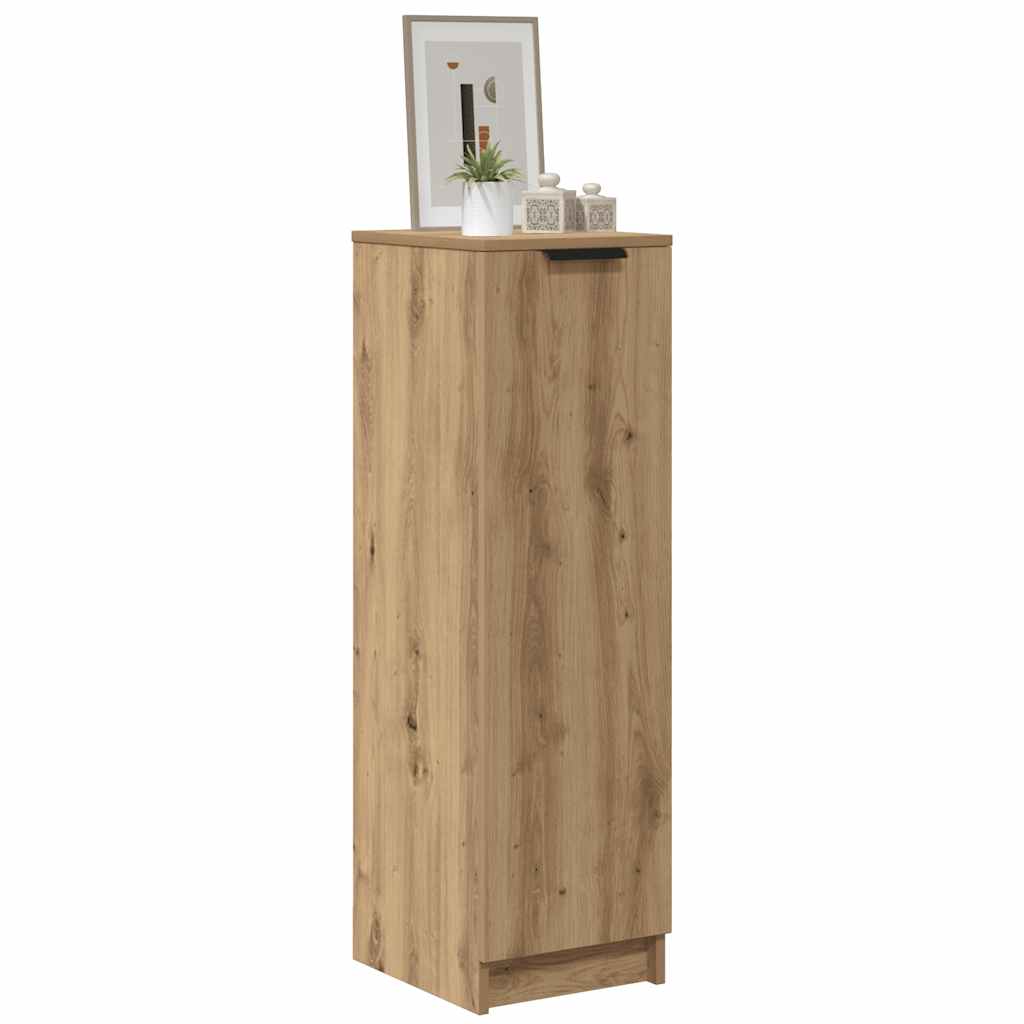 Vidaxl schoenenkast 29,5x35x100,5 cm bewerkt hout artisanaal eiken