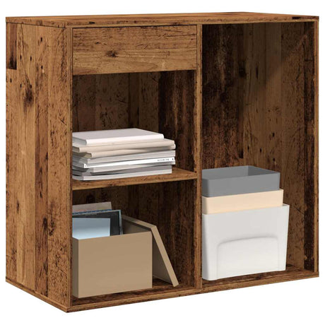 Vidaxl cosmeticakast 80x40x75 cm bewerkt hout oud houtkleurig