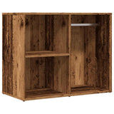 Vidaxl kledingkast 80x40x65 cm bewerkt hout oud houtkleurig
