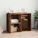 Vidaxl kledingkast 80x40x65 cm bewerkt hout oud houtkleurig