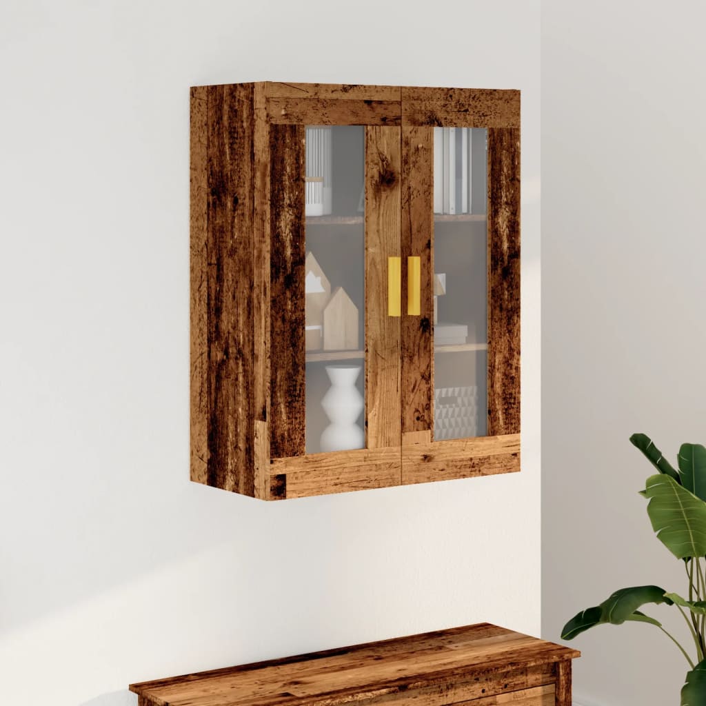 Vidaxl bovenkast 69,5x34x90 cm oud houtkleurig