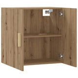 Vidaxl wandkast 60x31x60 cm bewerkt hout artisanaal eikenkleurig