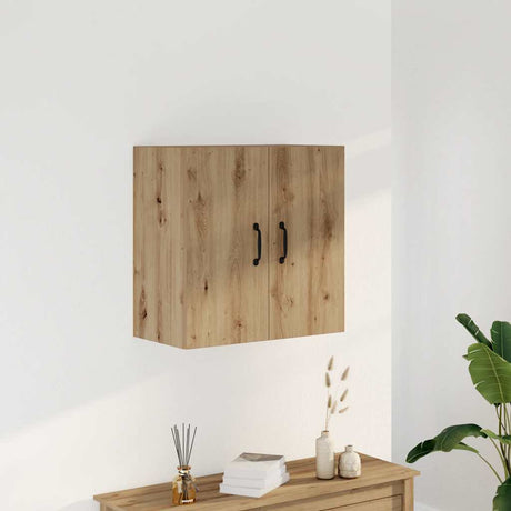 Vidaxl wandkast 60x31x60 cm bewerkt hout artisanaal eikenkleurig