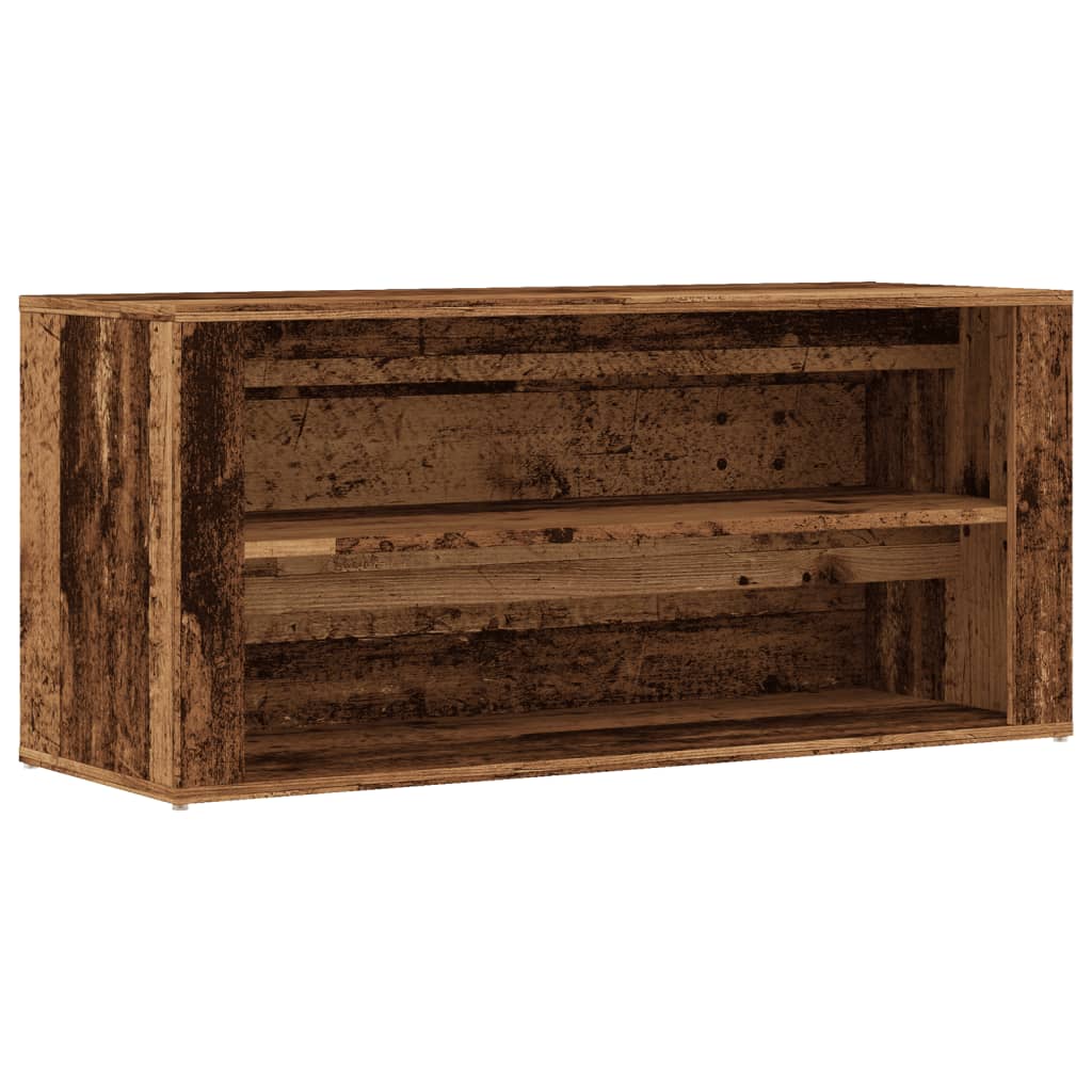 Vidaxx Schuhbank 100x35x45 cm Fertigholz, altholzfarben