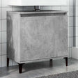 Vidaxl wastafelkast 58x33x60 cm bewerkt hout betongrijs