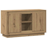 Vidaxl dressoir 102x35x60 cm bewerkt hout artisanaal eikenkleurig