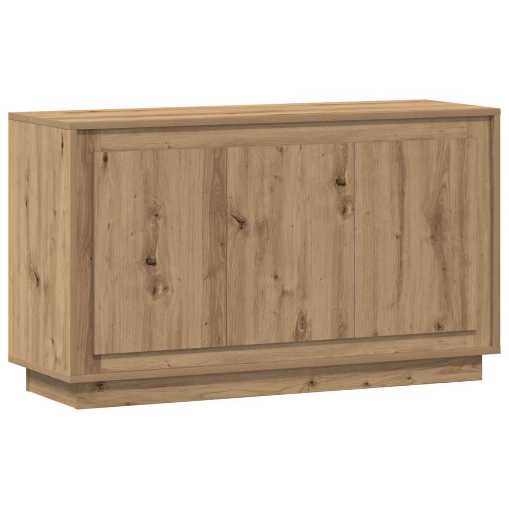 Vidaxl dressoir artisan eikenhout 102x35x55 cm bewerkt hout