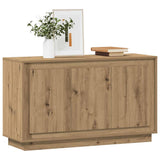 Vidaxl dressoir artisan eikenhout 102x35x55 cm bewerkt hout