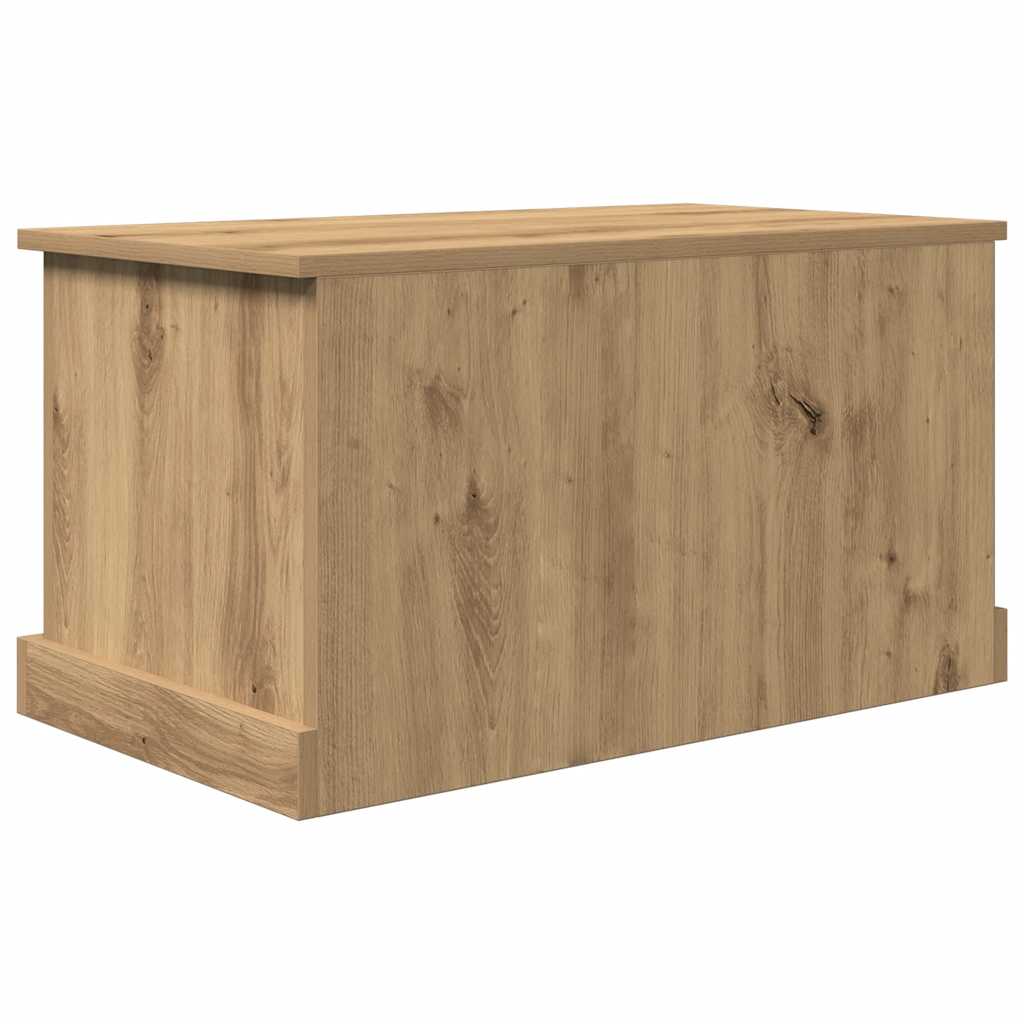 Vidaxl opbergbox 70x40x38 cm bewerkt hout artisanaal eikenkleurig
