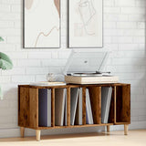 Vidaxl platenkast 100x38x48 cm bewerkt hout oud houtkleurig