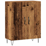 Vidaxl dressoir 69,5x34x90 cm bewerkt hout oud houtkleurig